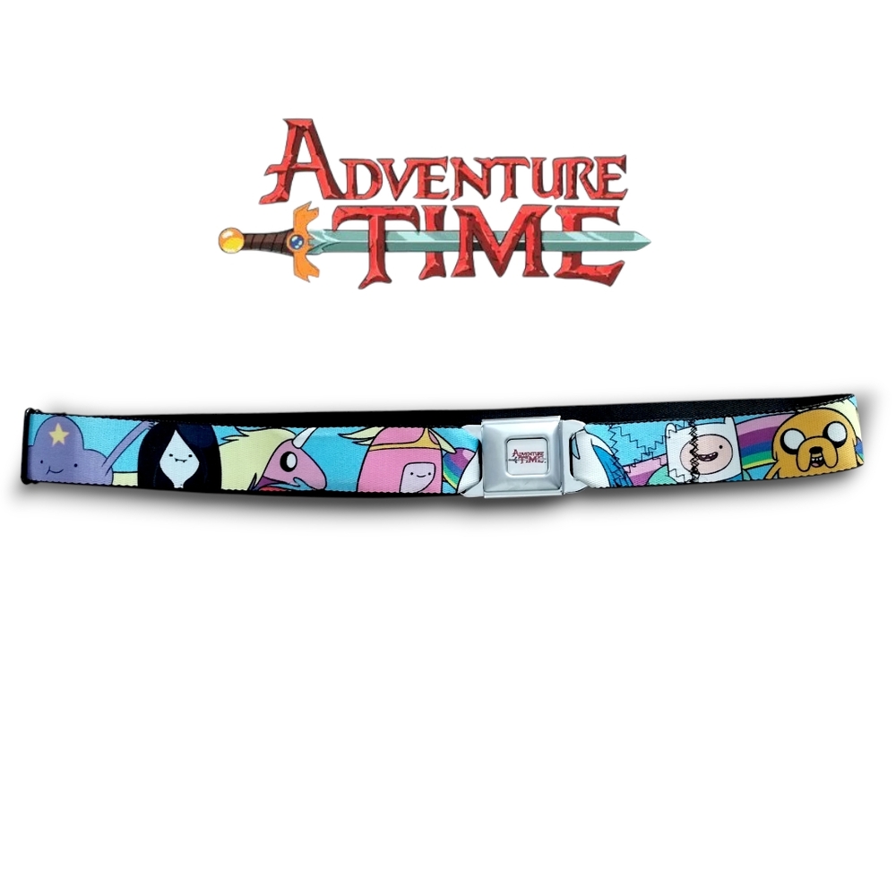 Buckle-Down Adventure Time Characters Seatbelt Belt